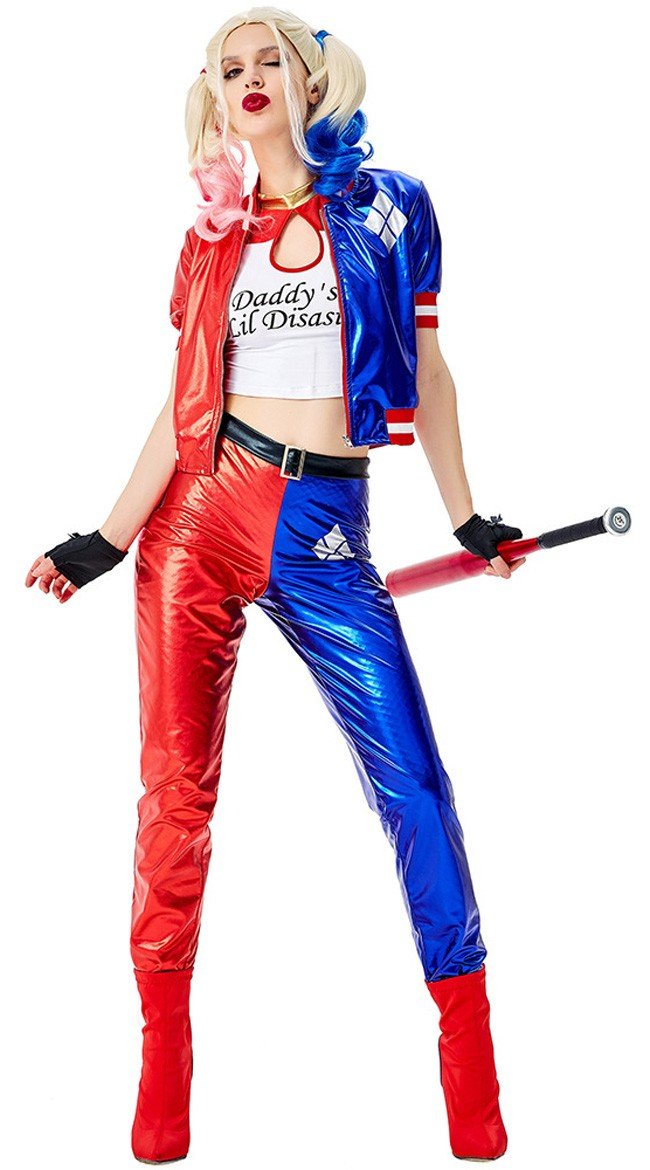 Halloween Suicide Squad Harley Quinn Kostuum Volwassenen Set