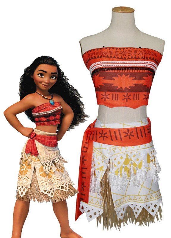 Prinsessen Moana Kostuum Vrouw Vaiana Kostuum Volwassenen Hawaii Kostuum