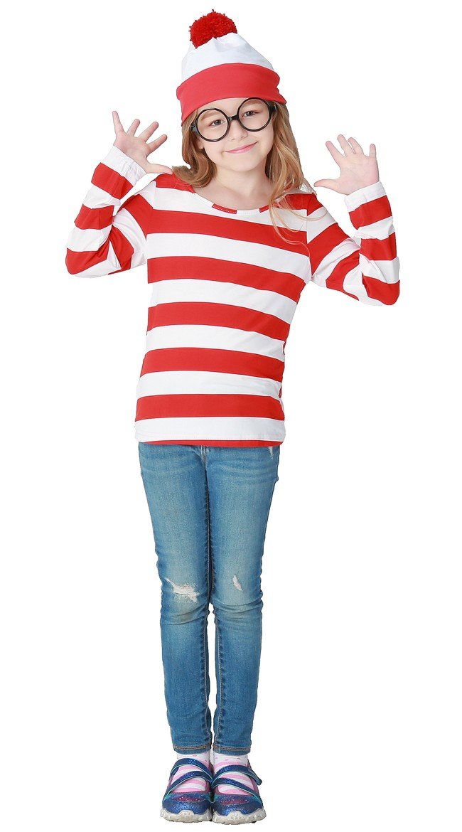 Waar is Wally Kostuum Kinderen
