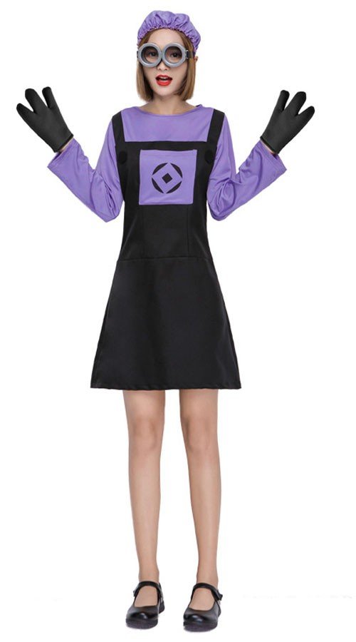 Verachtelijke Evil Minion Kostuum Voor Dames