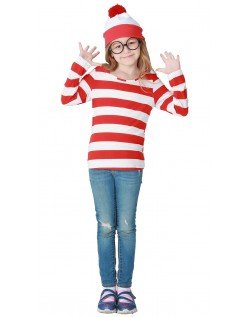 Waar is Wally Kostuum Kinderen