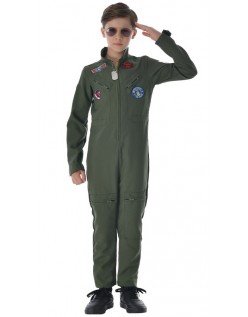Top Gun Kostuum Kinder Gevechtspiloot Kostuum Voor Jngen