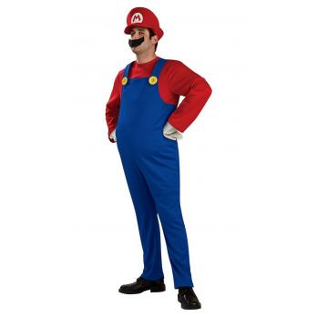 Deluxe Super Mario Bros Kleding Mario Kostuum Volwassenen